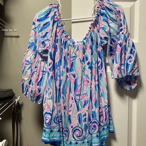 Lilly Pulitzer Off the Shoulder Top